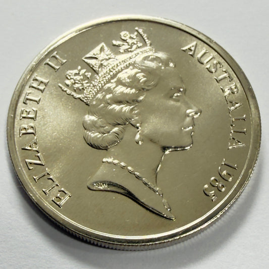 1985 20 Cent Coin - Uncirculated - Ex Mint Set 20c - comes In 2x2