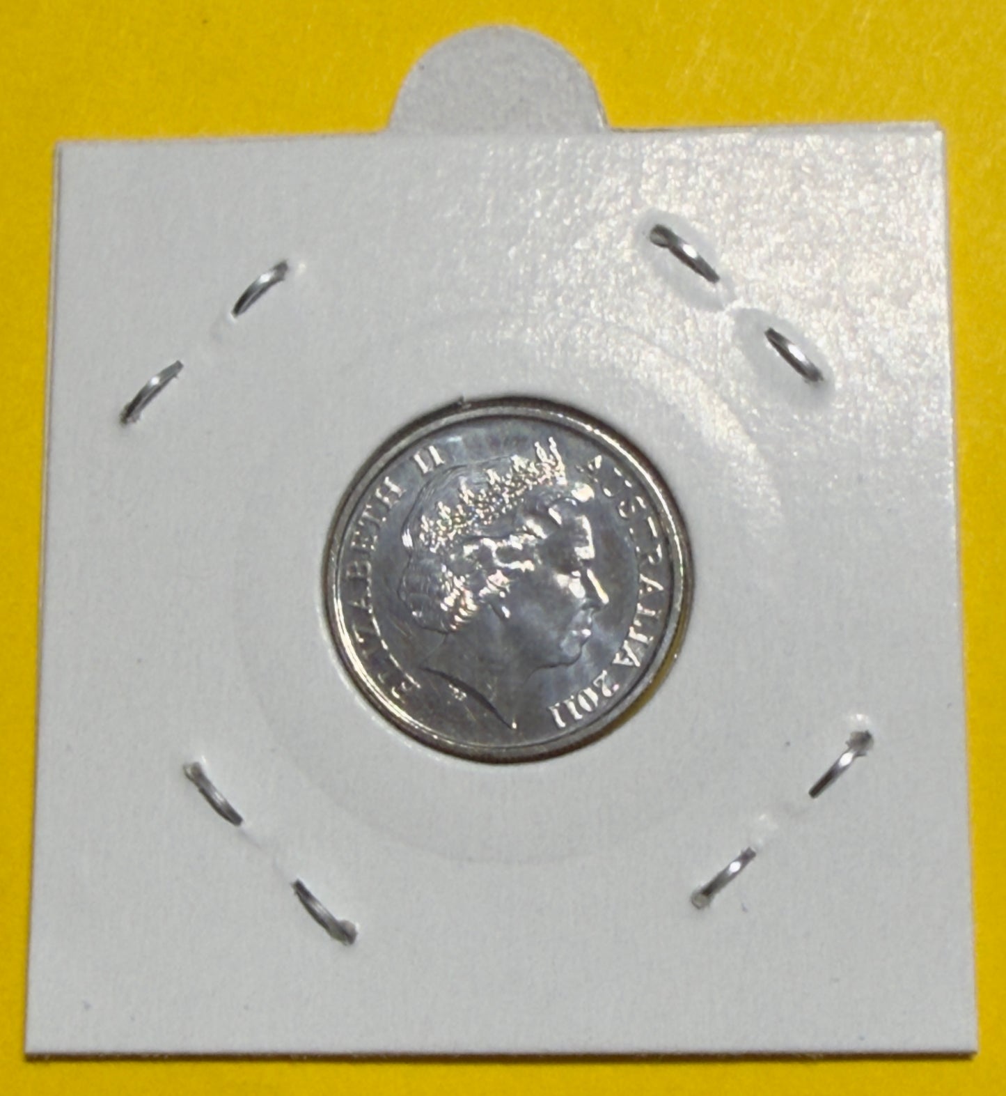 2011 5 Cent Coin - Choice Uncirculated - ex mint set coin - comes in 2x2