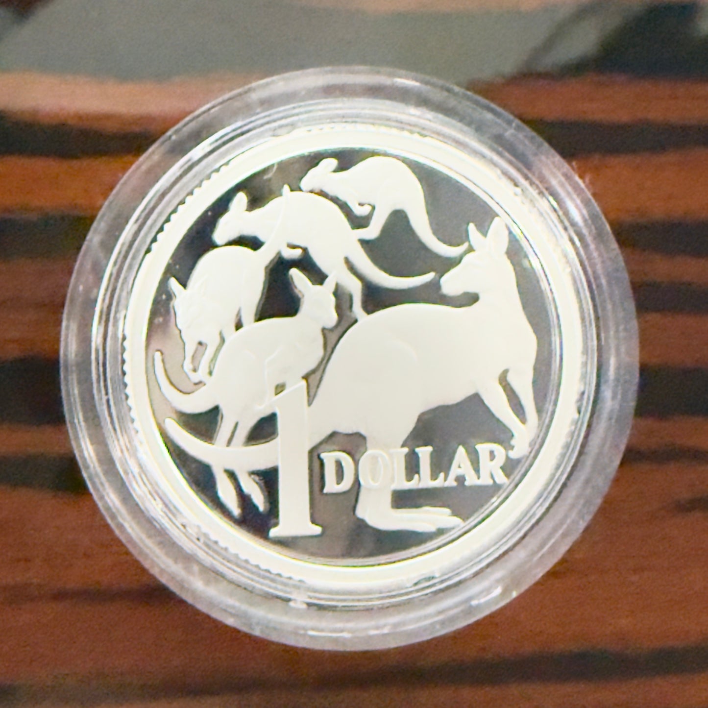 2026 $1 Mob Of 5 Roos - .999 Fine Silver Proof Coin in Original Capsule
