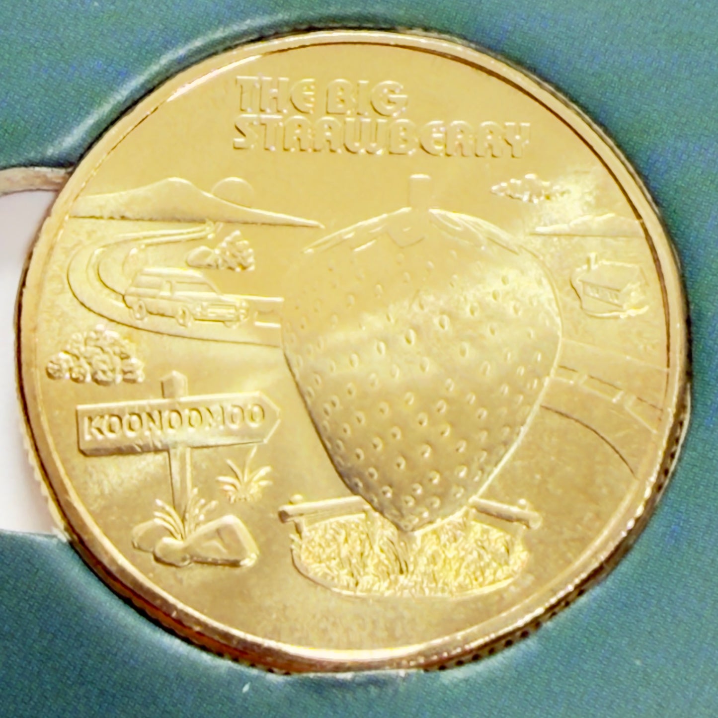 2025 $1 Coin - 🍓 The BIG STRAWBERRY 🍓 - Uncirculated in Holder