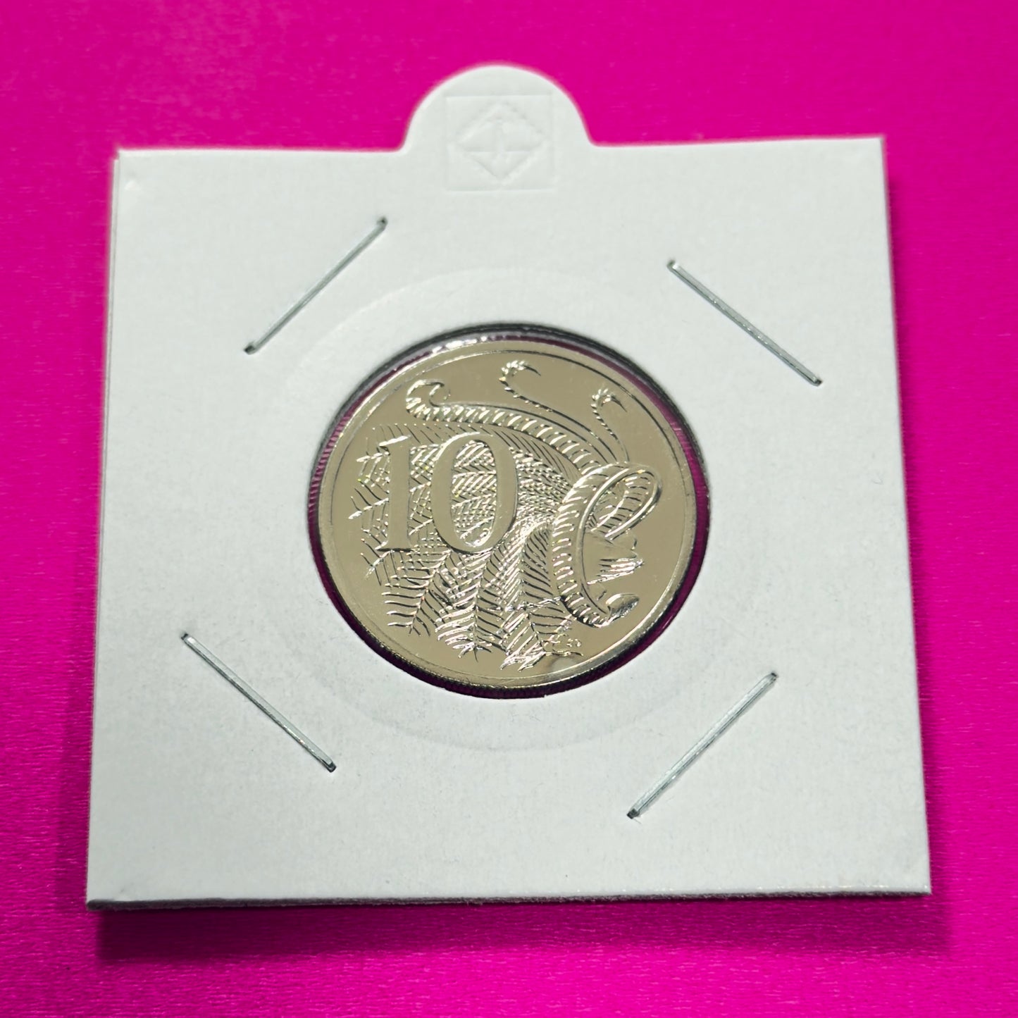 1995 10 Cent Coin - Uncirculated - MINT SET ONLY coin - comes in 2x2