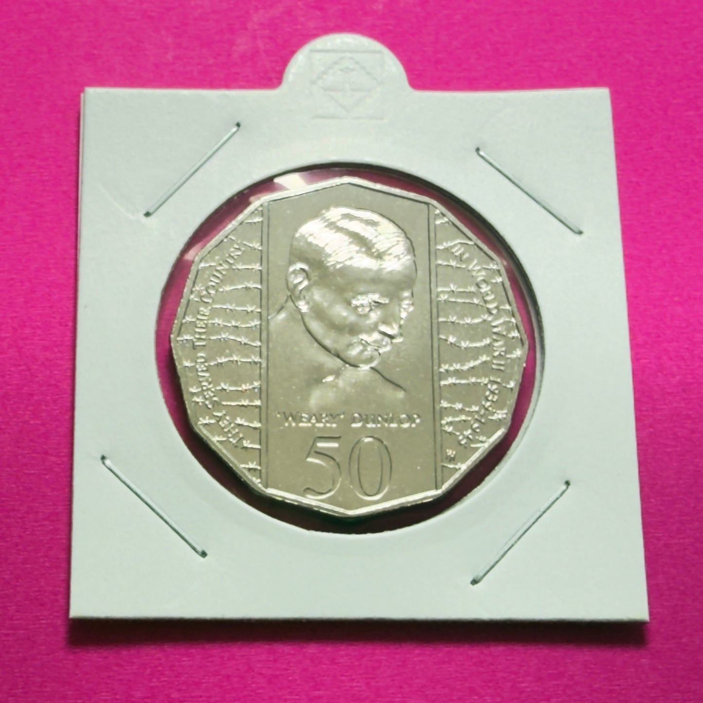 1995 50 Cent Coin - Weary Dunlop - Choice Uncirculated - Fifty Cent-Ex MINT SET