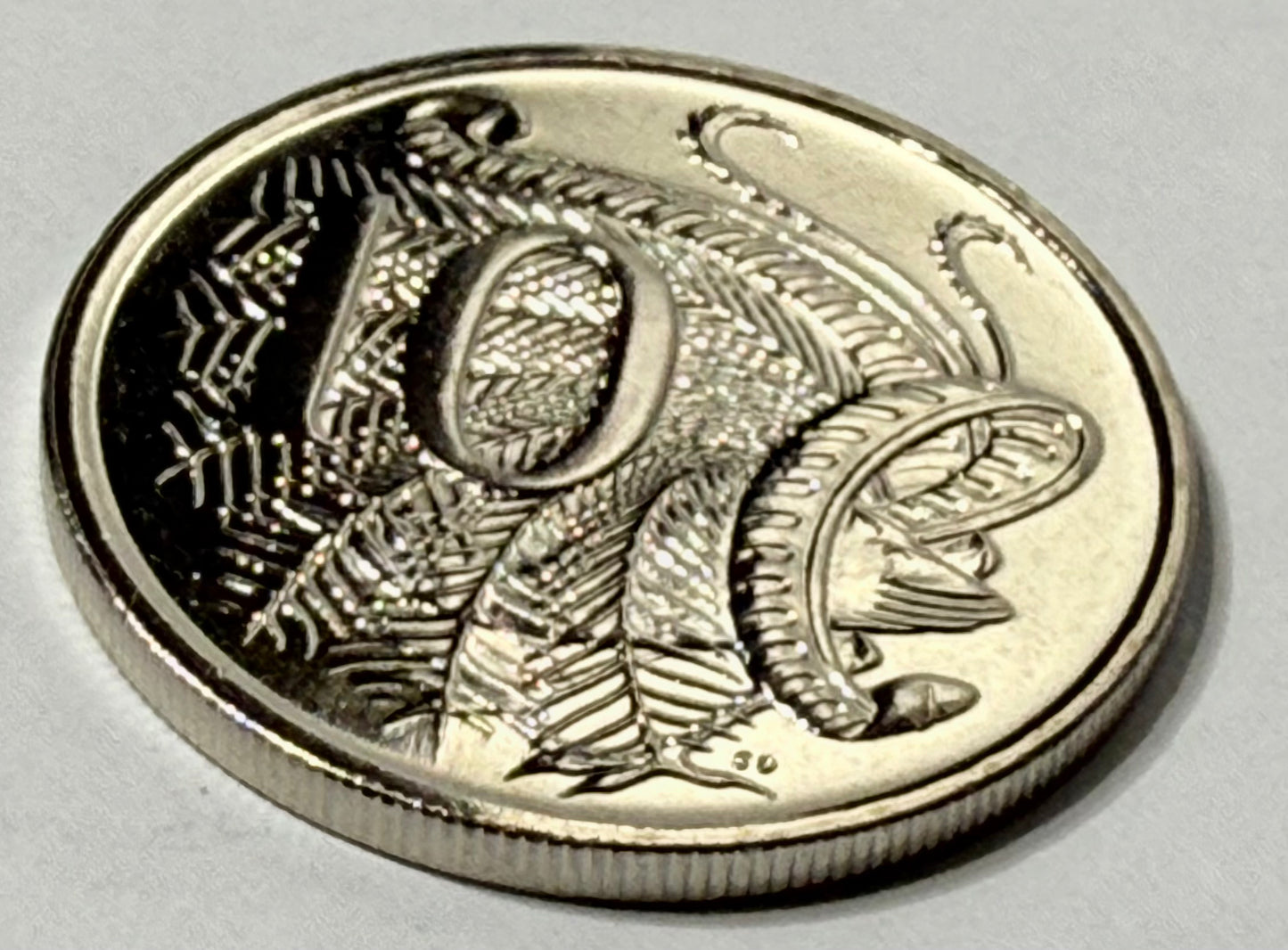 1998 10 Cent Coin - Choice Uncirculated - ex mint set coin - comes in 2x2