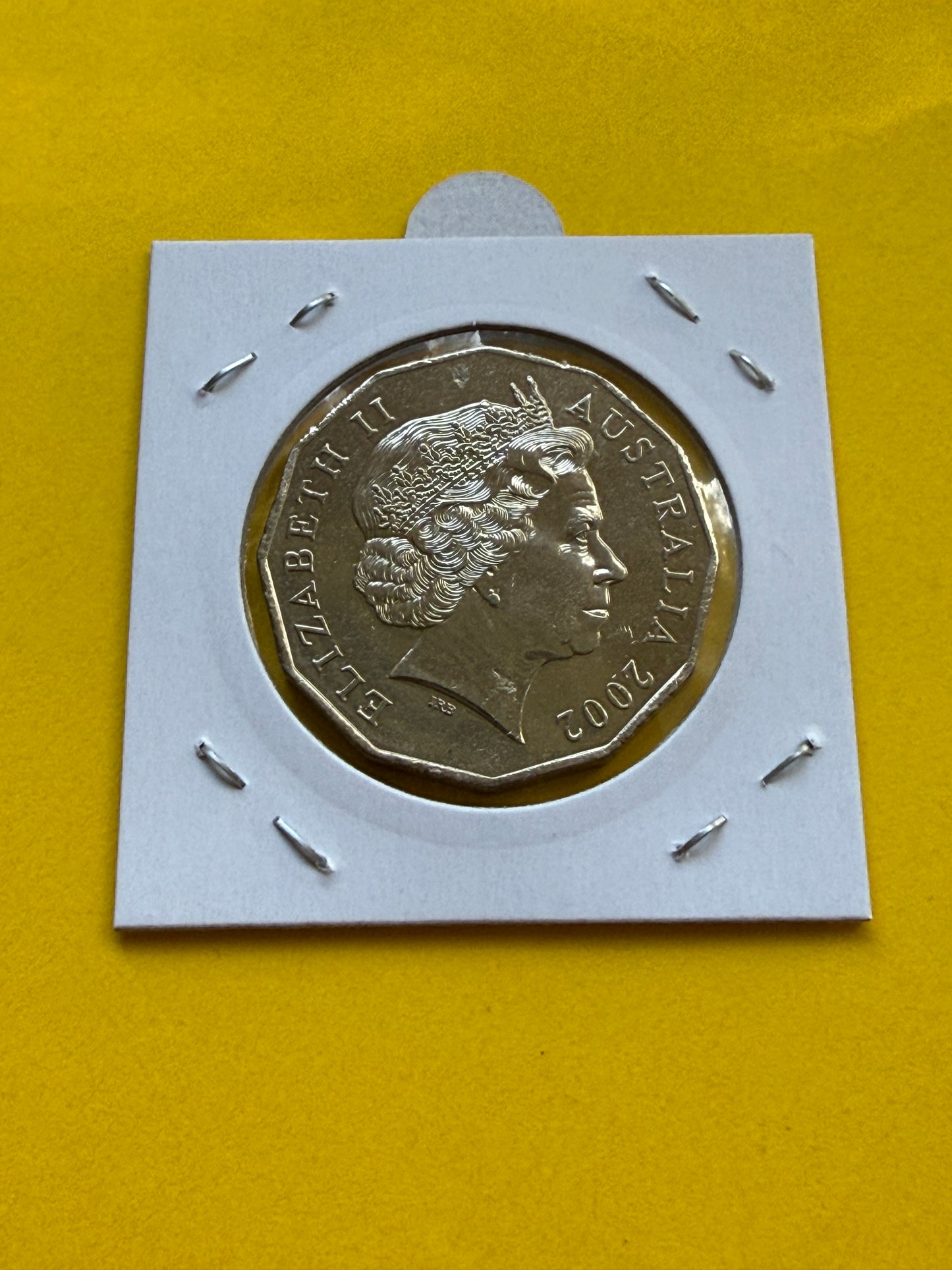 2002 50 Cent Coin - Uncirculated - Year Of The Outback - In 2x2 - New Age Numismatics