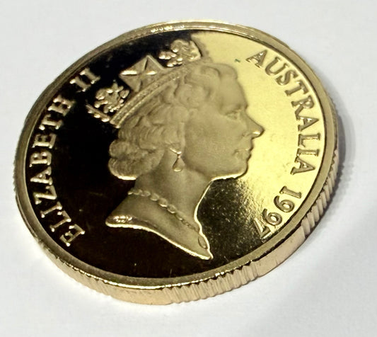 1997 $1 Proof Coin - Sir Charles Kingsford Smith - One Dollar - comes in 2x2