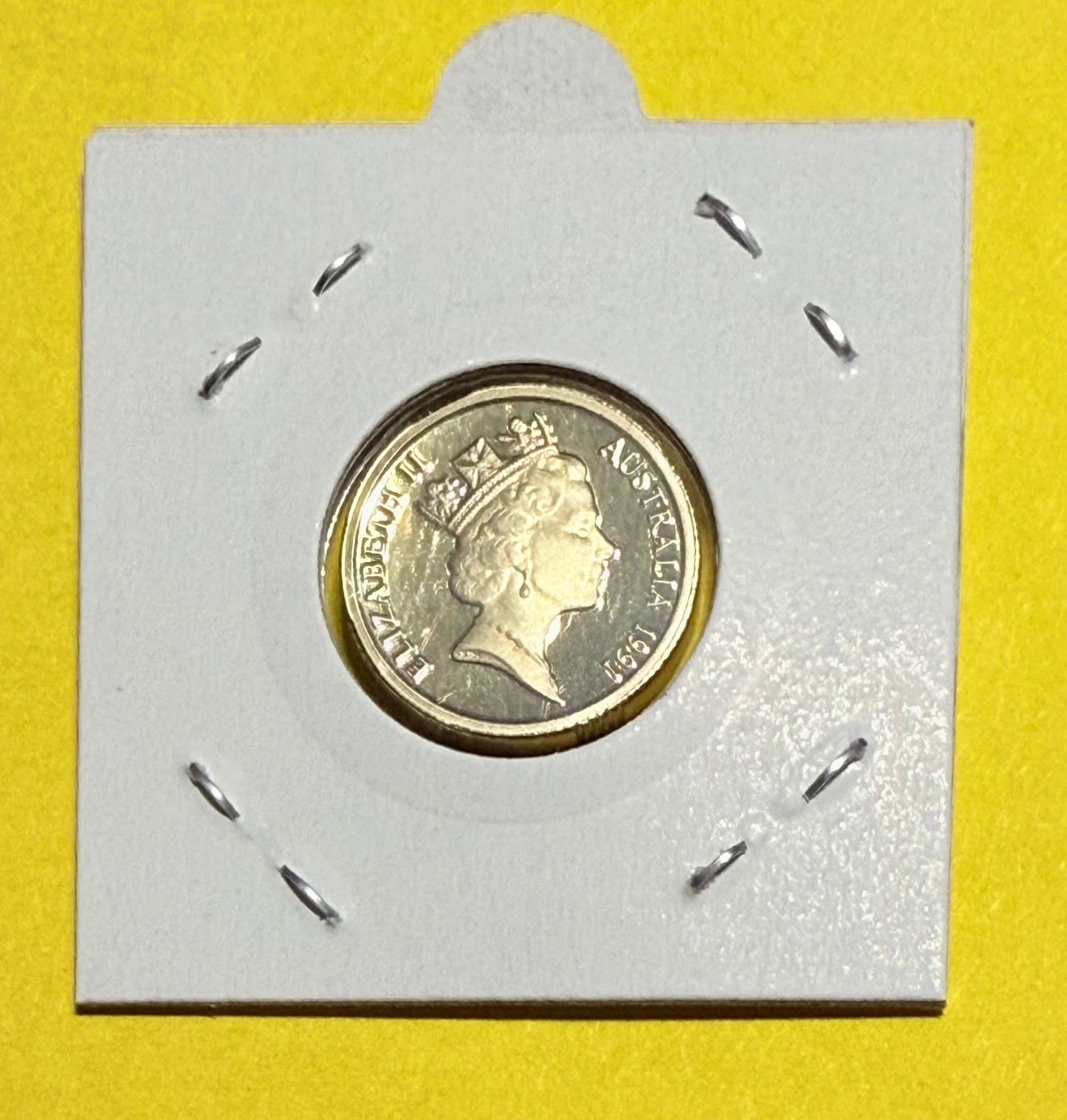 1991 $2 Proof Coin - Aboriginal Elder - Two Dollar - comes in 2x2