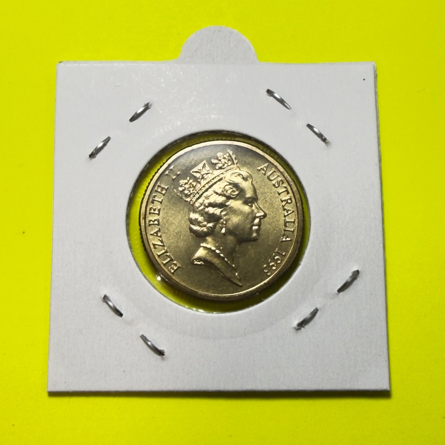 1993 $1 Coin - Choice Uncirculated - Water Is Life - ex mint set coin - in 2x2