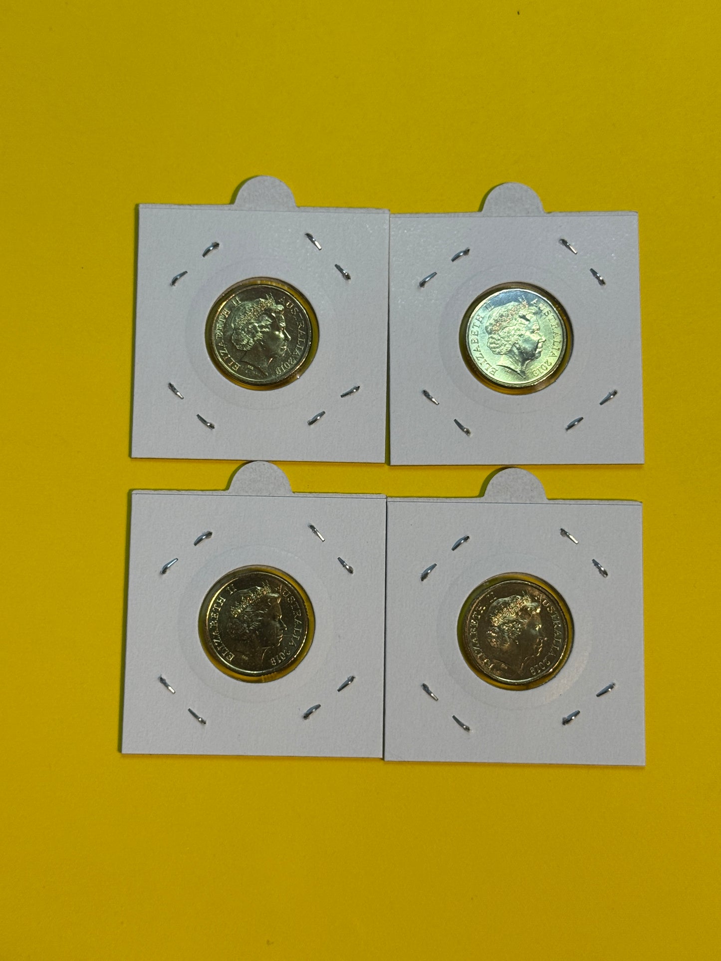 2019 MR SQUIGGLE $2 Coin Set - 4 Coins - UNCIRCULATED - comes in 2x2s - New Age Numismatics