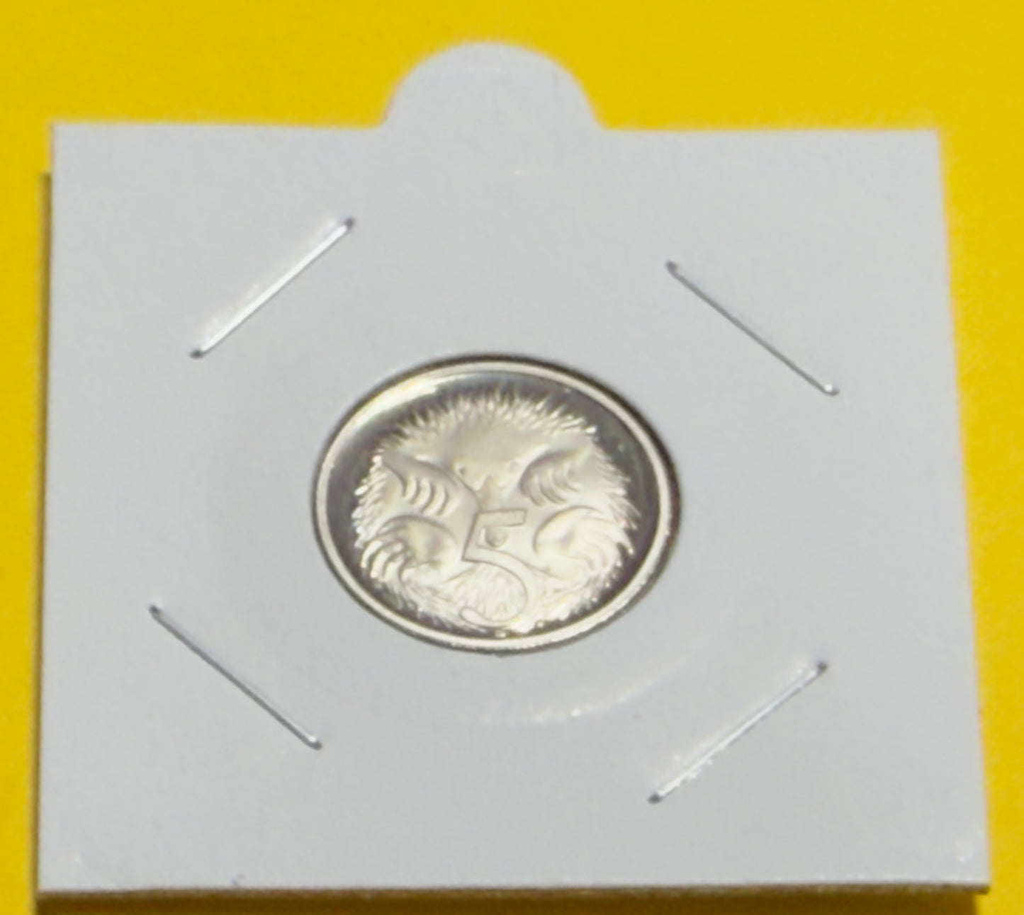 1992 5 Cent Proof Coin - Echidna - Five Cent - comes in 2x2