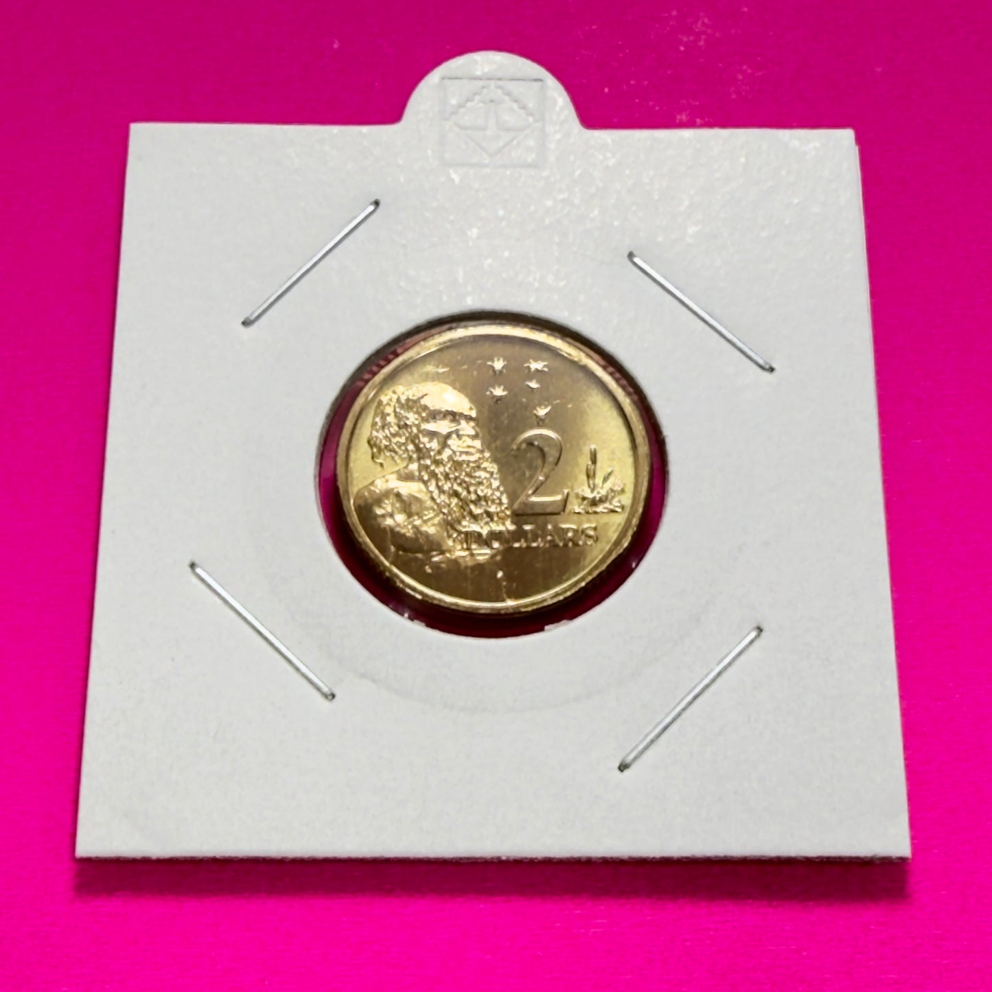 2002 $2 Elder Coin - Choice Uncirculated - ex mint set - Two Dollar - in 2x2