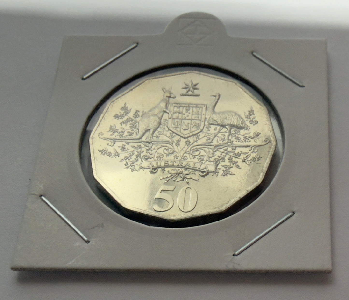 2001 50 Cent Coin - Centenary of Federation - Uncirculated - comes in 2x2