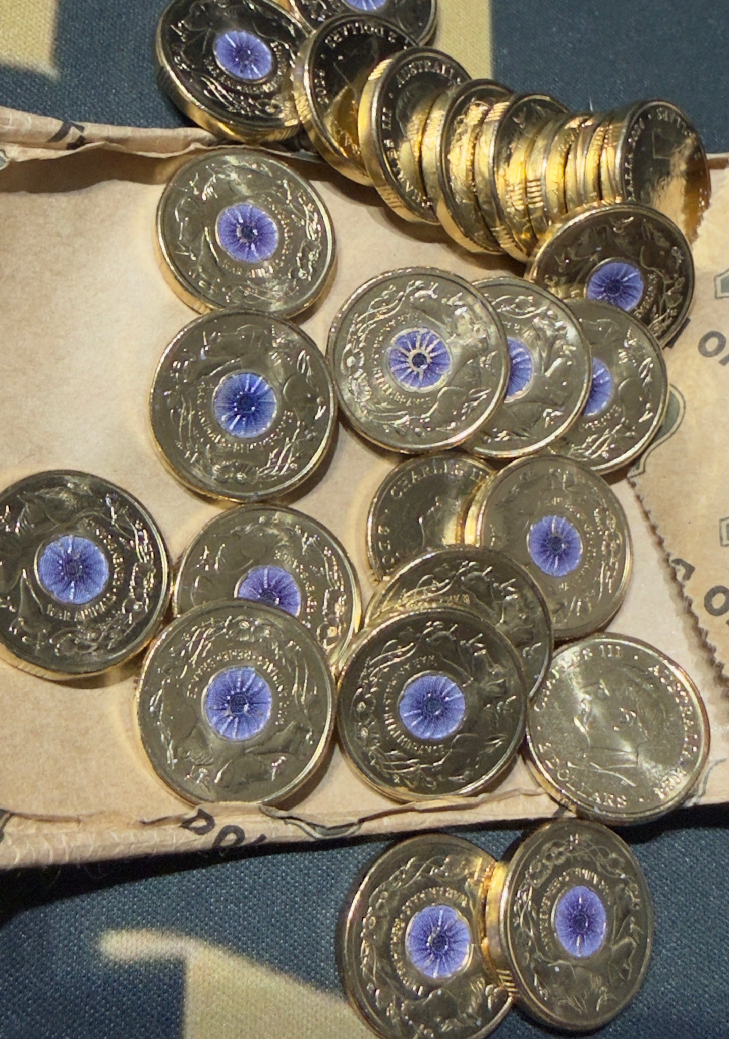 2024 $2 Coin - Purple Poppy - Uncirculated - comes in 2x2