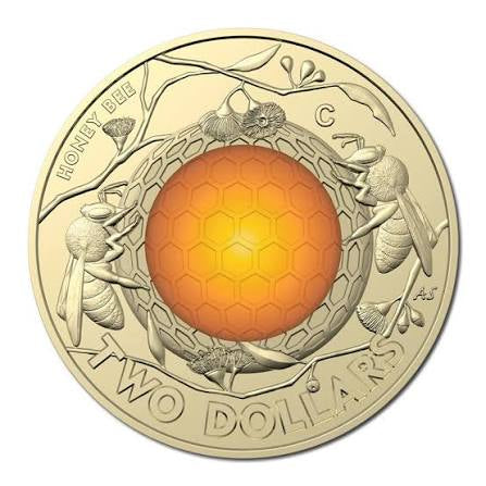 2022 $2 C Mint Honey Bee Coin - 60,000 Mintage - New Age Numismatics