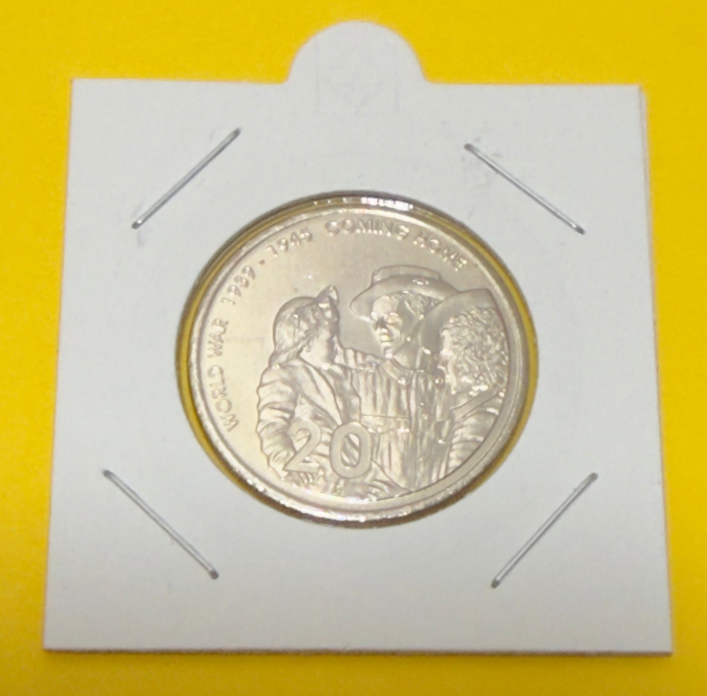 2005 20 Cent Coin - Uncirculated - Coming Home From War - Comes In 2x2