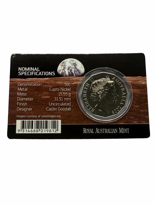 2009 50 Cent UNC Coin - 40th Anniversary of Moon Landing - Fifty Cent - New Age Numismatics