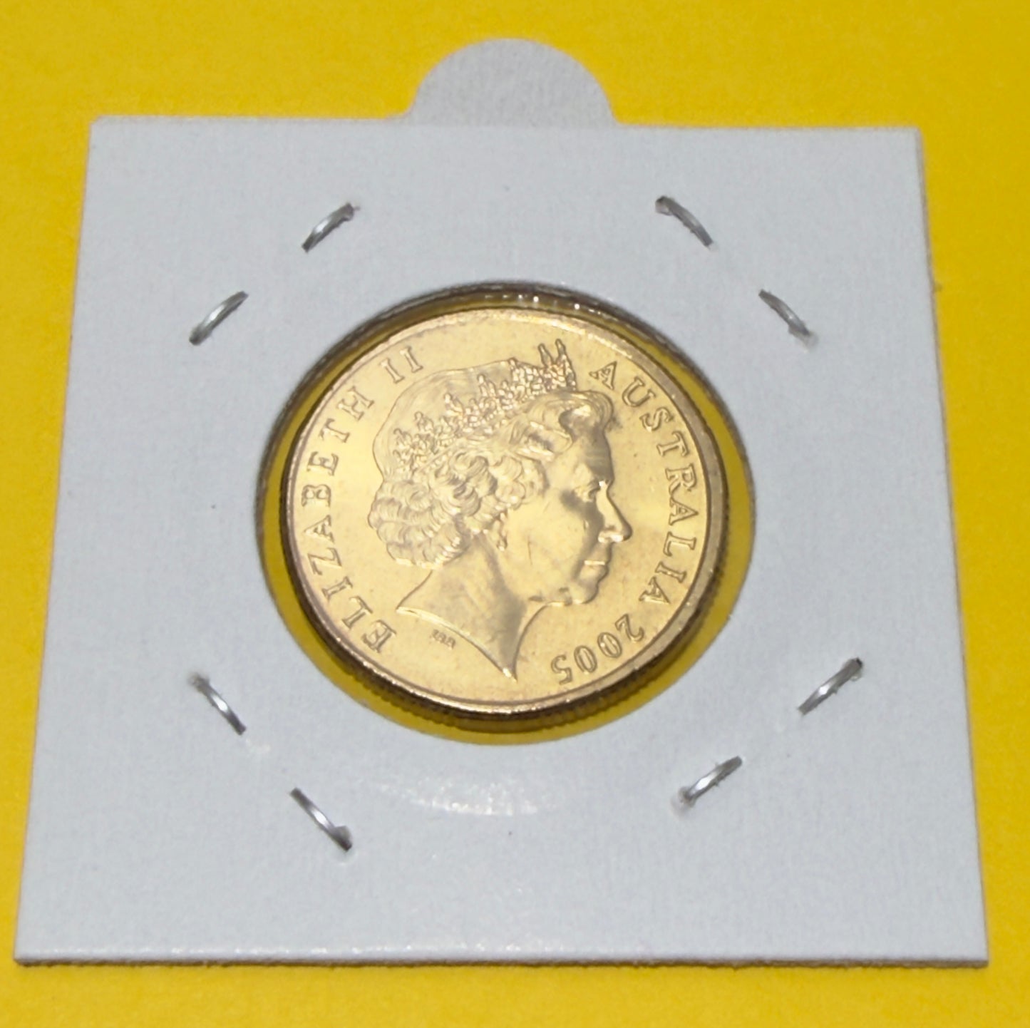 2005 $1 Dancing Man Coin - Uncirculated - 60th Anniversary Of WW2 - In 2x2