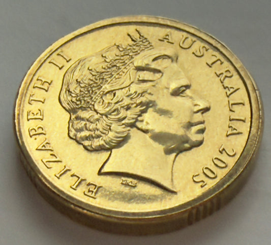 2005 $2 Elder Coin - Choice Uncirculated - ex mint set coin - comes in 2x2