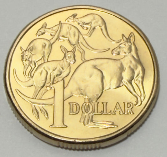 2017 $1 Mob of Roos Coin - Uncirculated - One Dollar - comes in 2x2