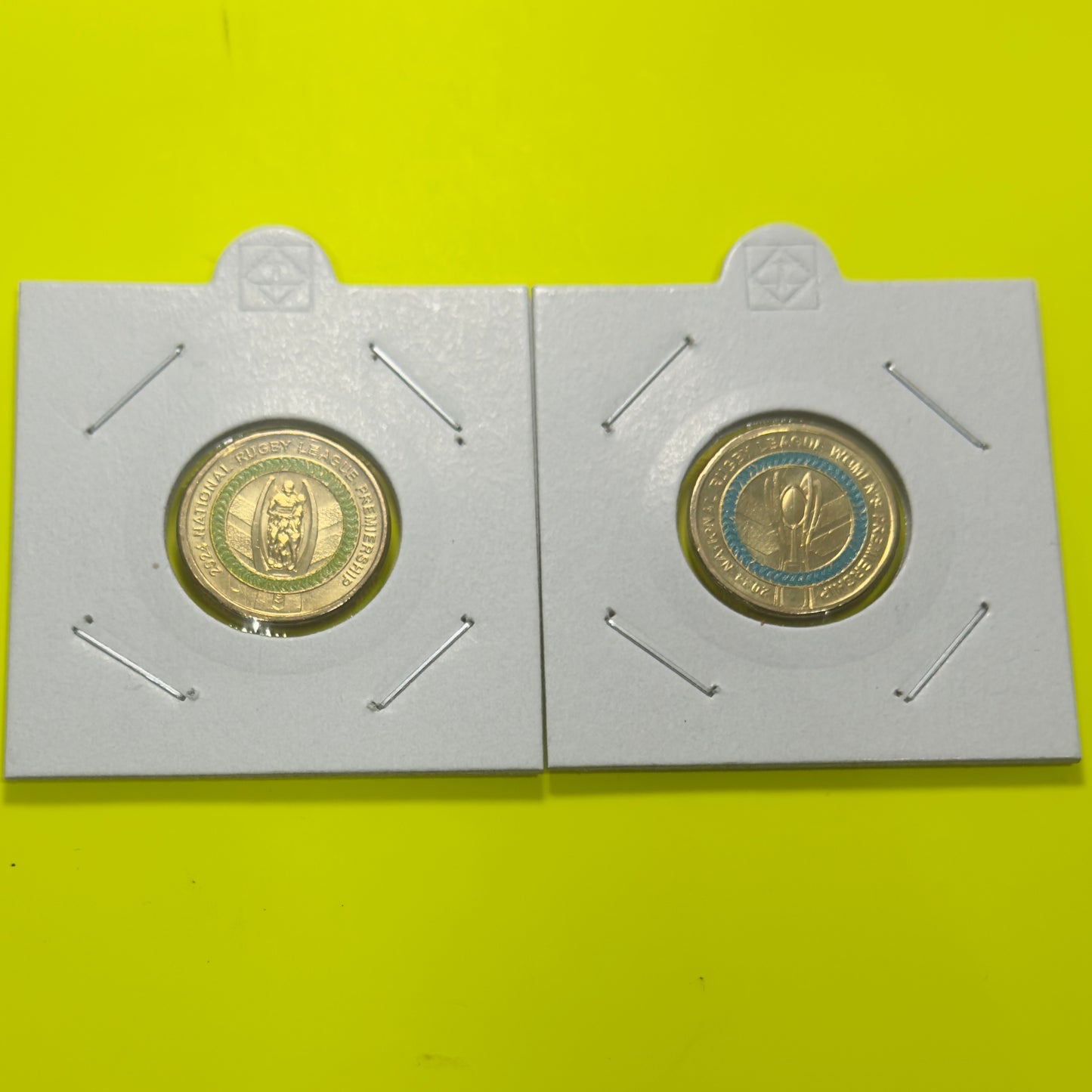 2024 $2 NRL Coins - NRL & NRLW - Uncirculated - Two Dollar - comes in 2x2s