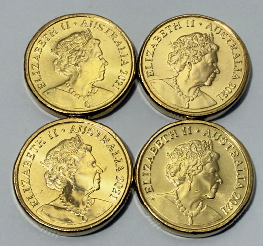 2021 x4 Wiggles $2 Coin - Uncirculated - Ex MINT SET - come in 2x2s