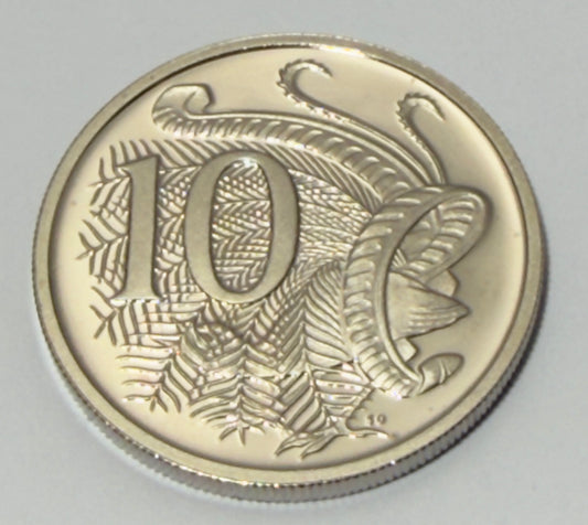 1993 10 Cent Proof Coin - comes in 2x2