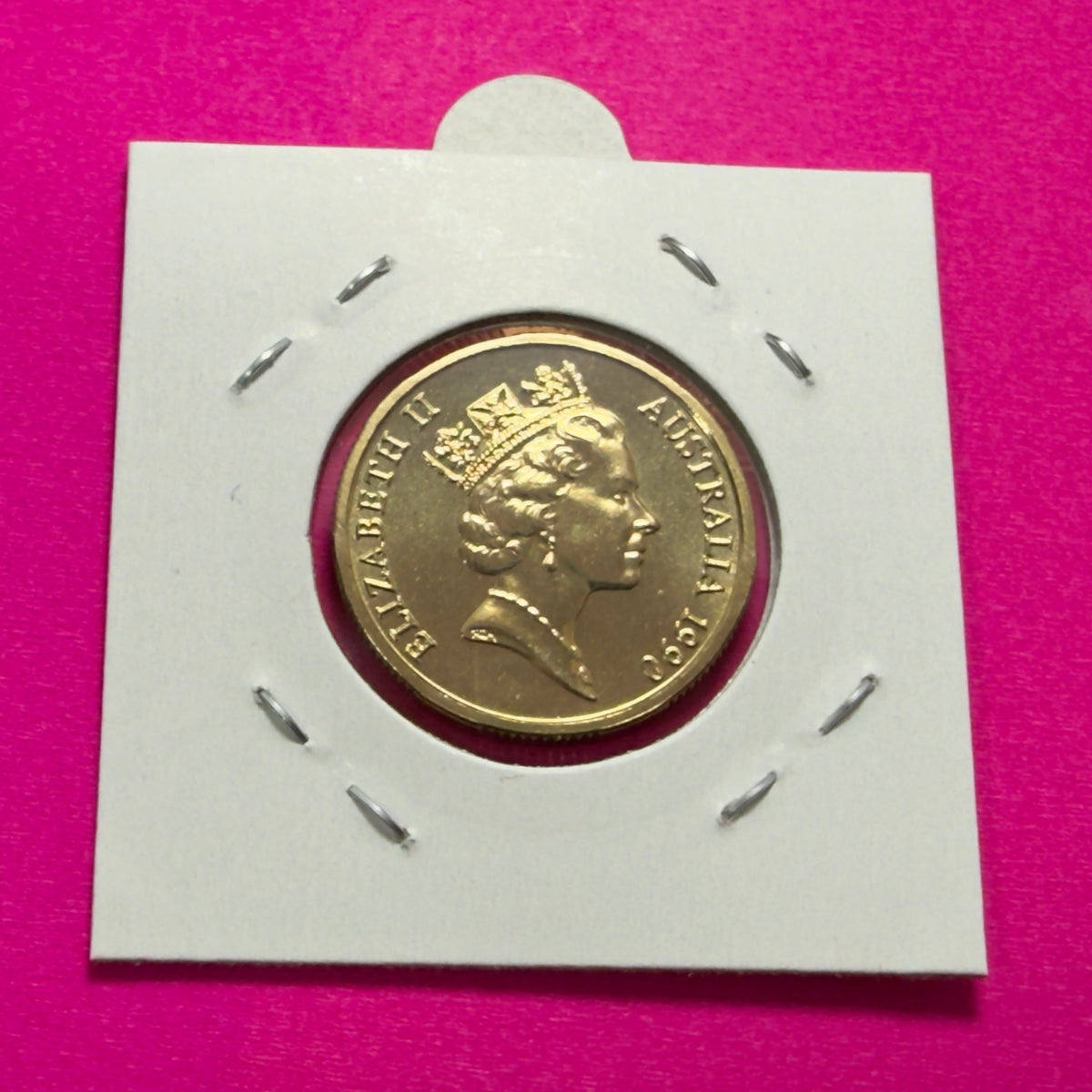 1990 $1 Coin - Choice Uncirculated - MINT SET ONLY coin - One Dollar - in 2x2