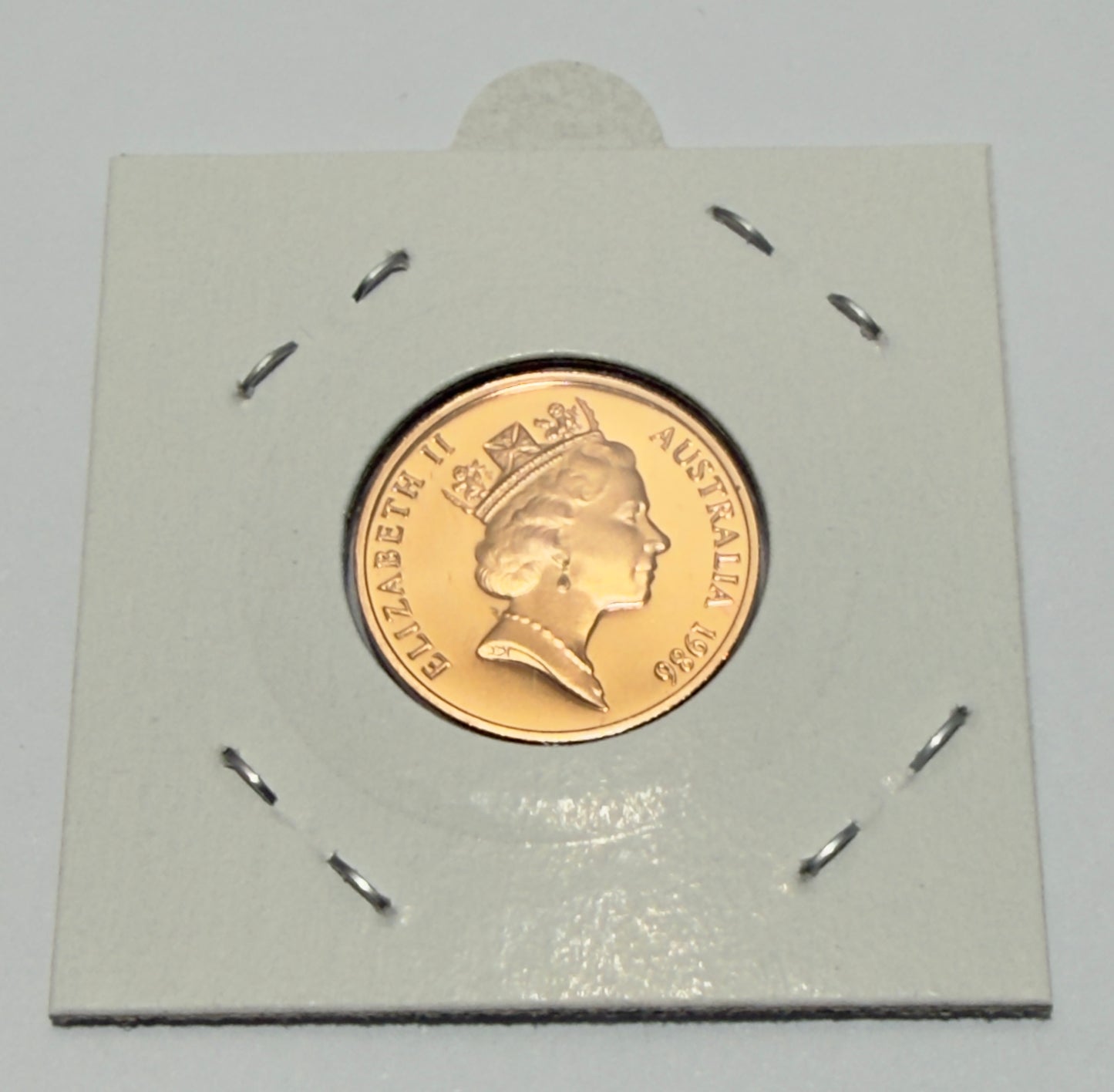 1986 2 Cent Proof Coin - Two Cent Proof Coin - comes in 2x2