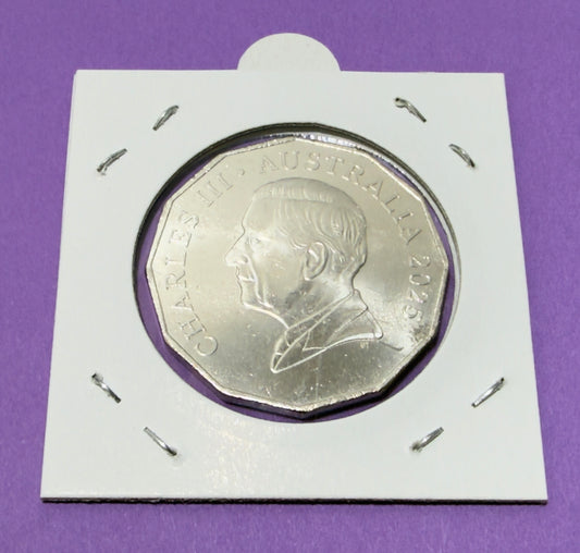 2025 50 Cent Coin - From Premium Roll - with marks/clinks - comes in 2x2