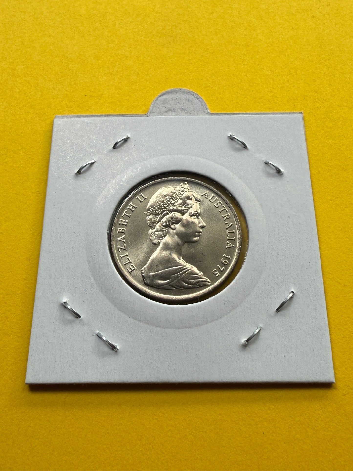 1975 10 Cent Coin - Uncirculated - Ten Cent - comes in 2x2