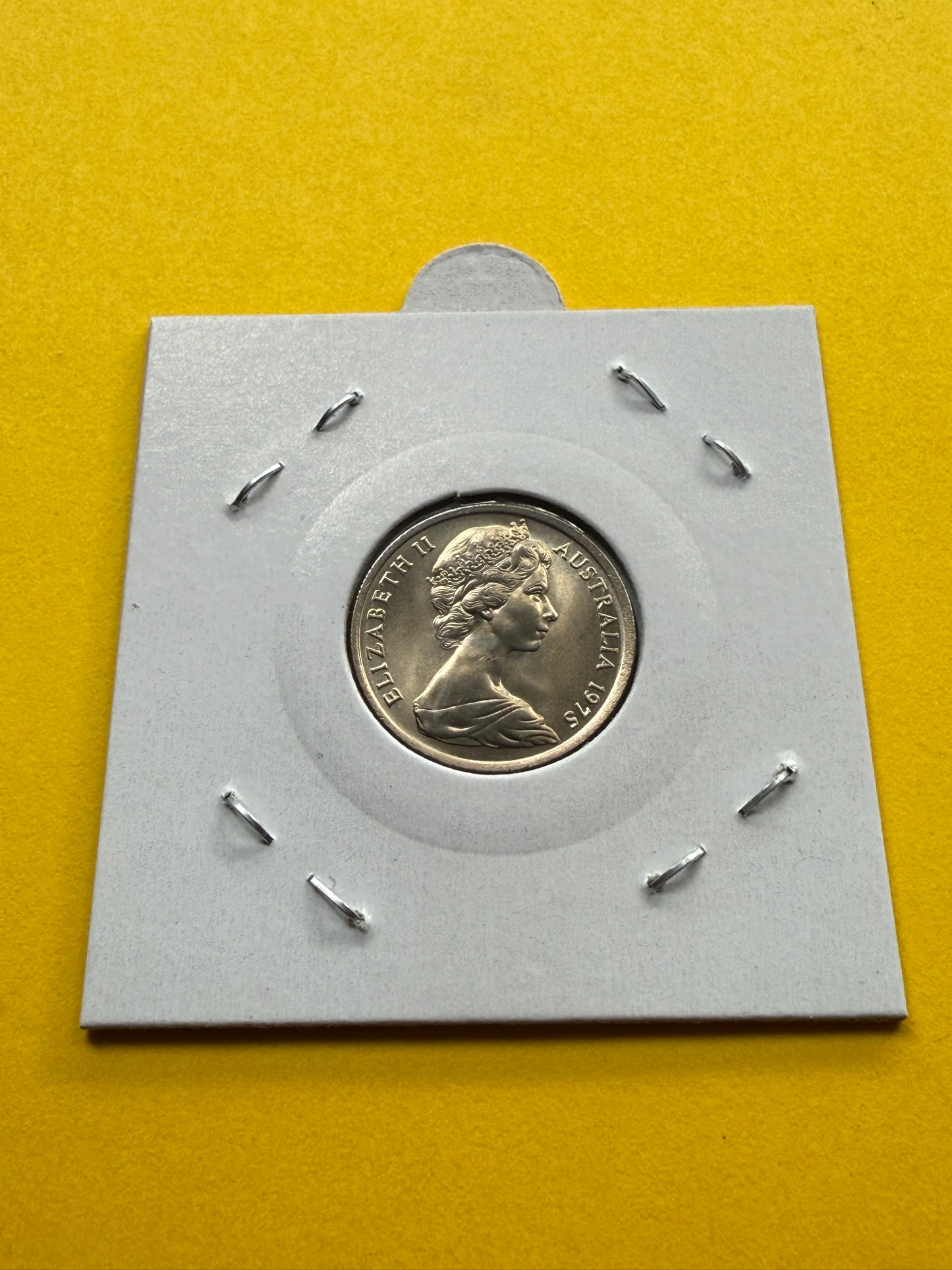 1975 5 Cent Coin - Uncirculated - Five Cent Coin - comes in 2x2