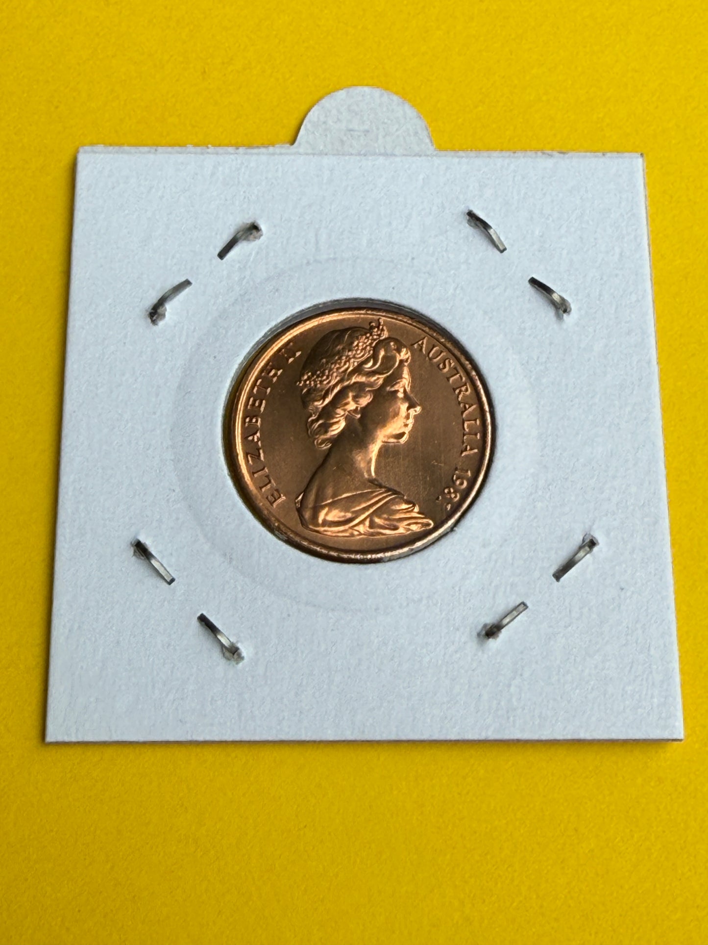 1981 2 Cent Coin - Uncirculated - ex Mint roll - Two Cent - comes in 2x2