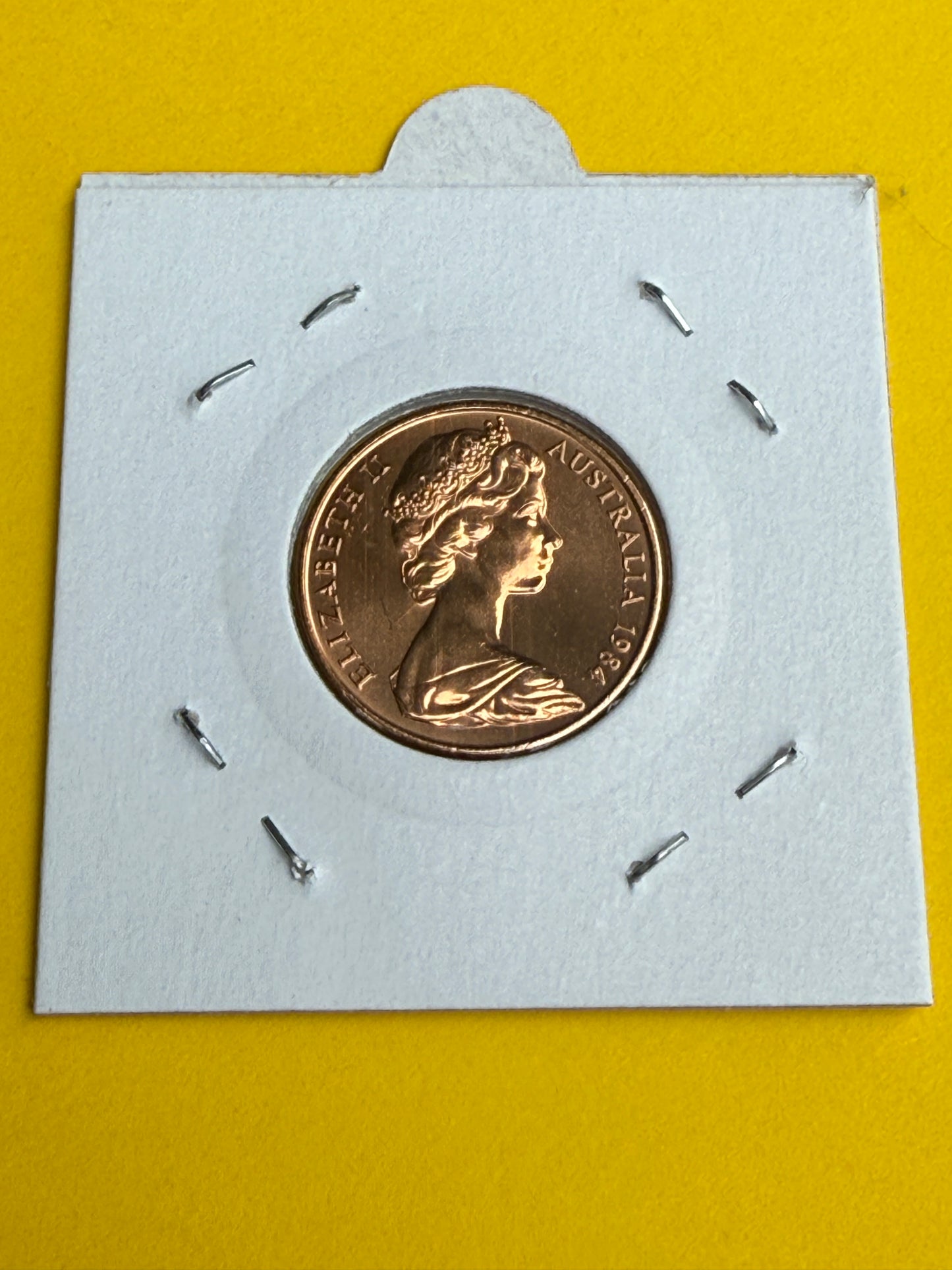 1984 2 Cent Coin - Choice Uncirculated - ex mint set - comes in 2x2