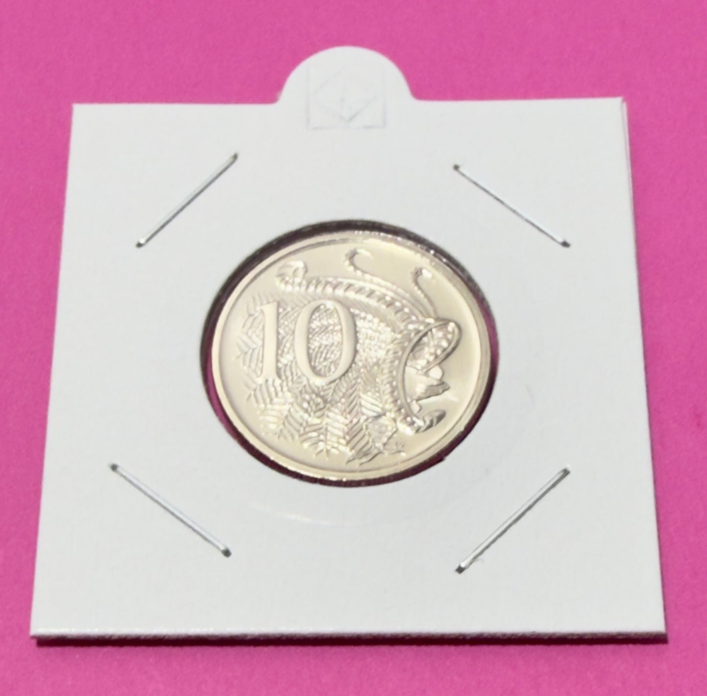 1989 10 Cent Coin - Choice Uncirculated - ex mint set - comes in 2x2