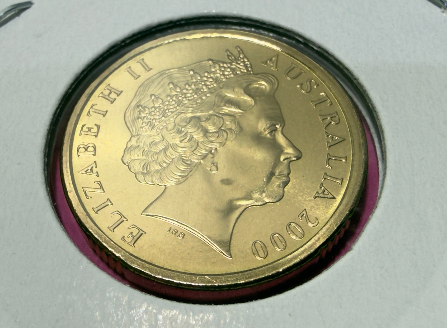 2000 Two Dollar Coin - Elder $2 - Choice Uncirculated - ex mint set - in 2x2