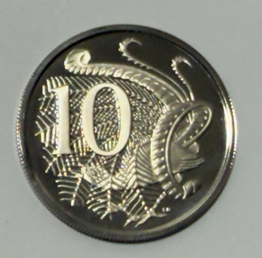 1977 10 Cent Proof Coin - Ten Cent Proof - comes in 2x2