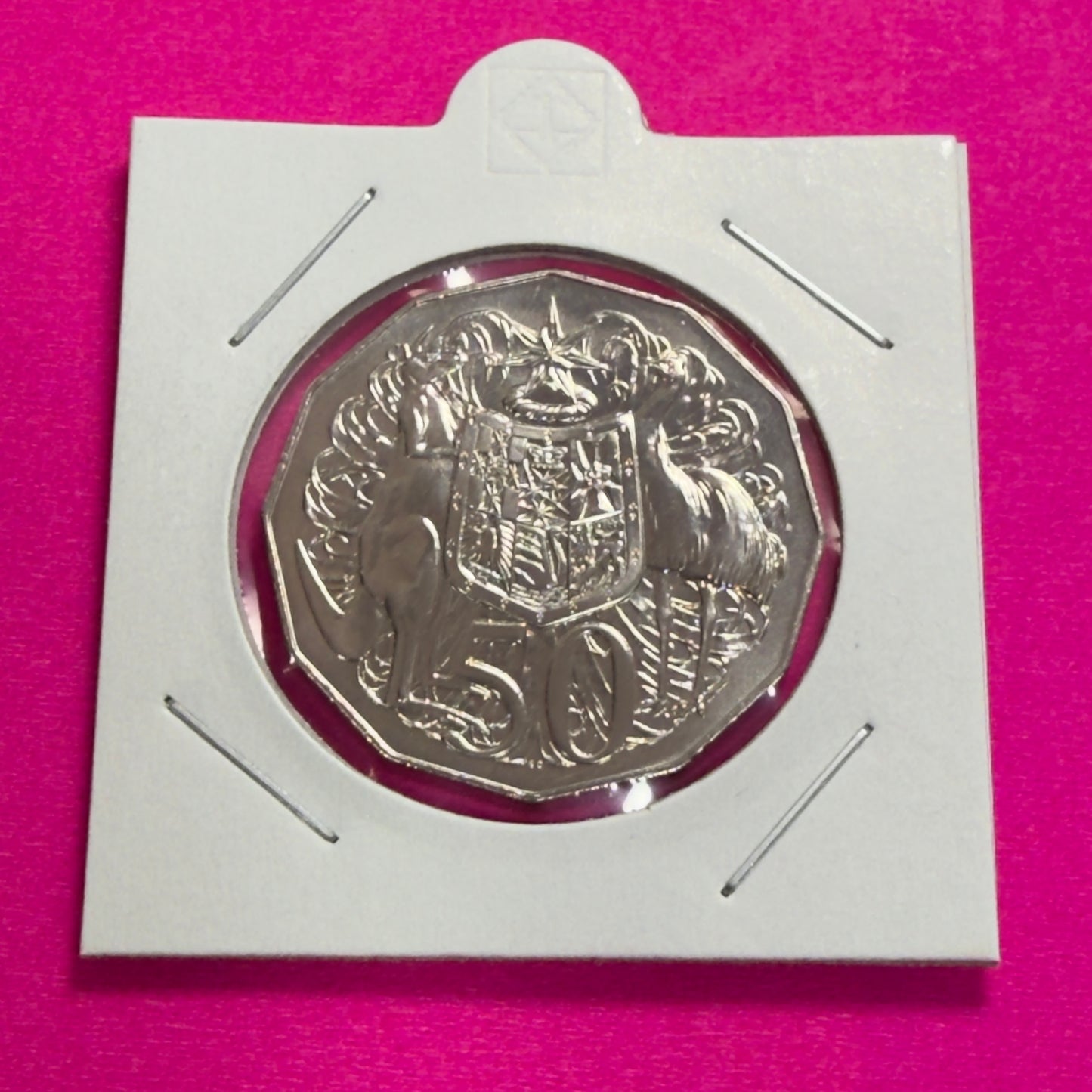 1992 50 Cent Coin - Choice Uncirculated - MINT SET ONLY Coin - Comes in 2x2