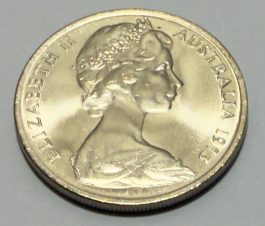 1973 10 Cent Coin - Uncirculated Ex RAM Roll - Ten Cent Lyrebird - comes in 2x2