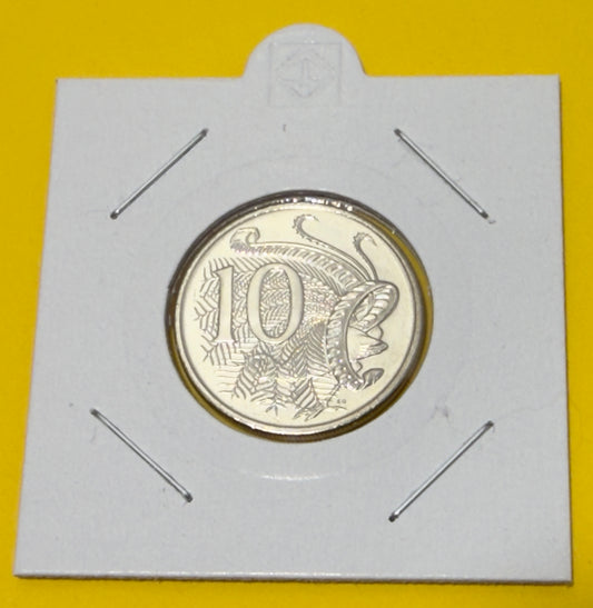 2001 10 Cent Coin - 10c - Uncirculated Ten Cent -comes in 2x2