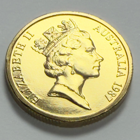 1987 $1 Coin - Uncirculated - Mint Set Only Coin - One Dollar MOR - in 2x2
