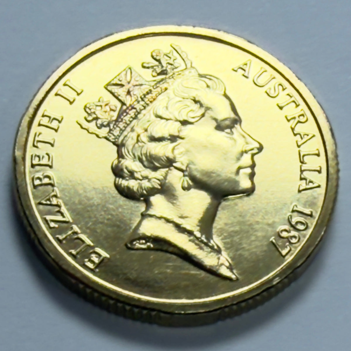 1987 $1 Coin - Uncirculated - Mint Set Only Coin - One Dollar MOR - in 2x2