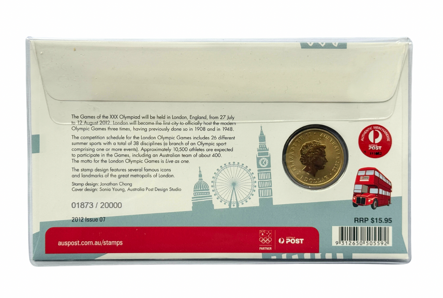 2012 $1 PNC - Australian Olympic Team - The Road to London
