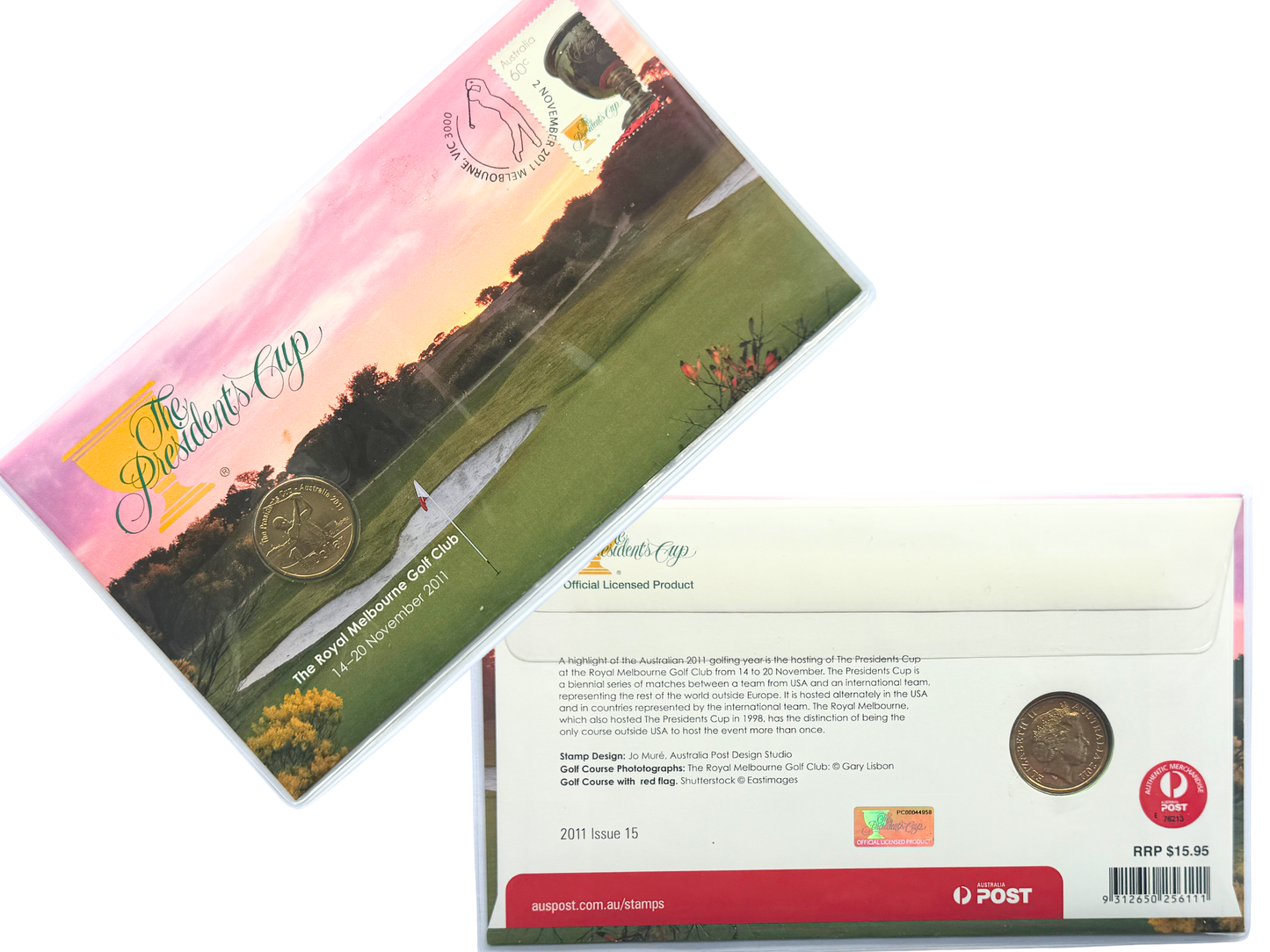 2011 $1 The Presidents Cup - Royal Melbourne Golf Club PNC