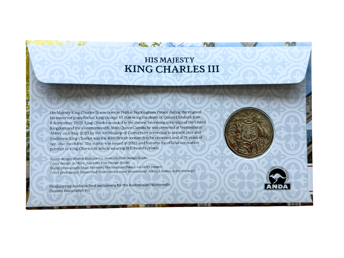 2025 50 Cent ANDA Overprint PNC - Hobart Money Expo - King Charles III - LTD 750