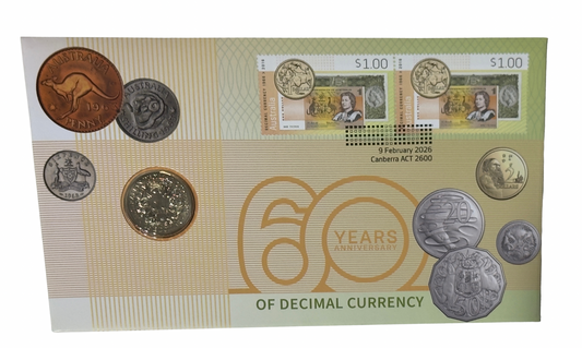 2026 60 Years of Decimal Currency $1 PNC LTD 7000