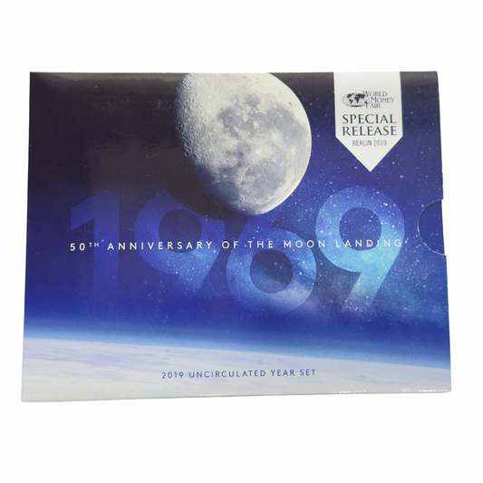 2019 6 Coin Uncirculated Set - 50th Anniversary of Moon Landing WMF Edition