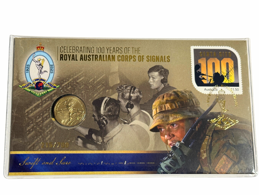 2025 $1 Impressions PNC Celebrating 100 Years of the Royal Australian Corps of Signals 215/700