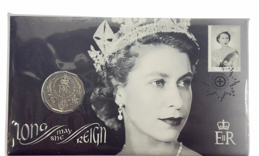 2015 50 Cent PNC - Long May She Reign - Uncirculated Fifty Cent 50c