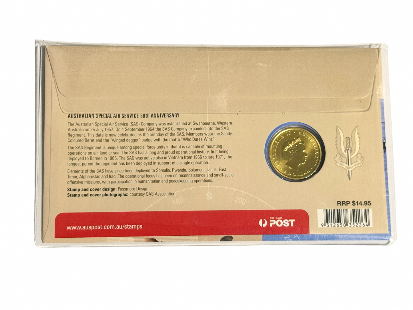 2007 $1 SAS PNC - Special Air Service 50th Anniversary