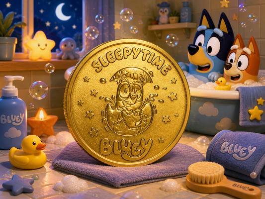 2026 $2 BLUEY Coin Sleepy Time - Uncirculated - comes in 2x2
