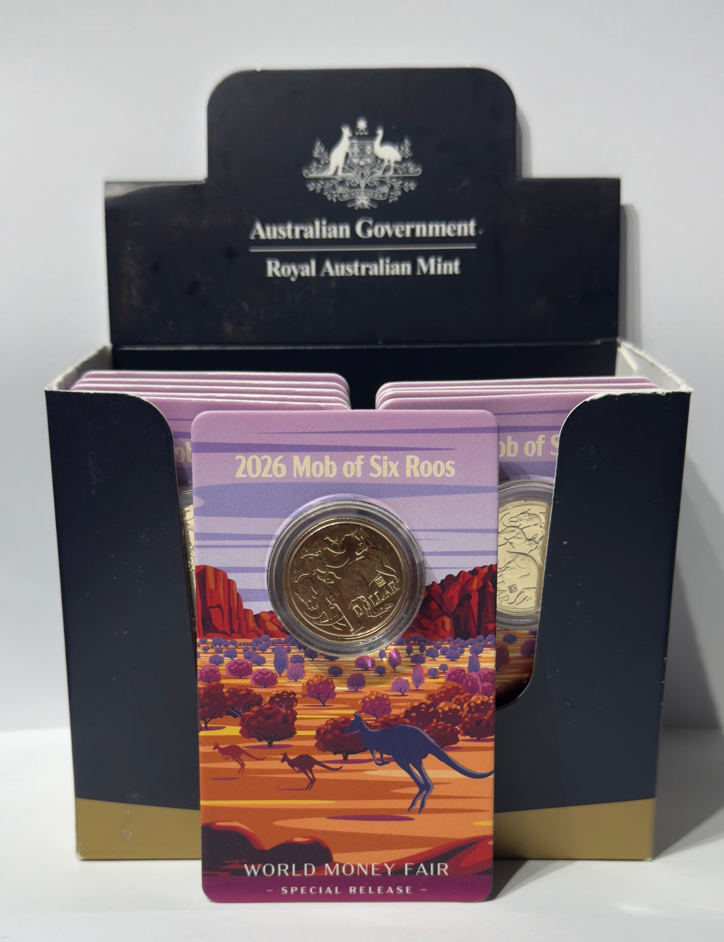 2026 $1 Mob of Roos - Brandenburg Gate Privy Mark UNC - In Hand